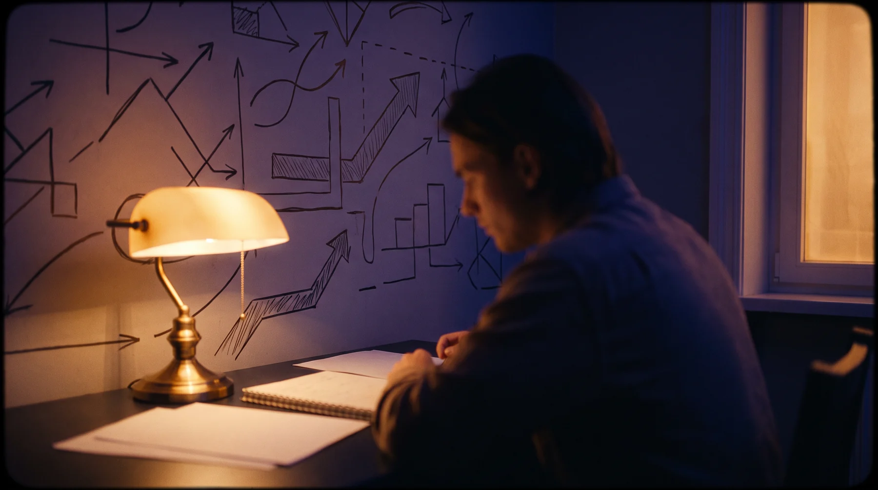 Quiet study at evening
